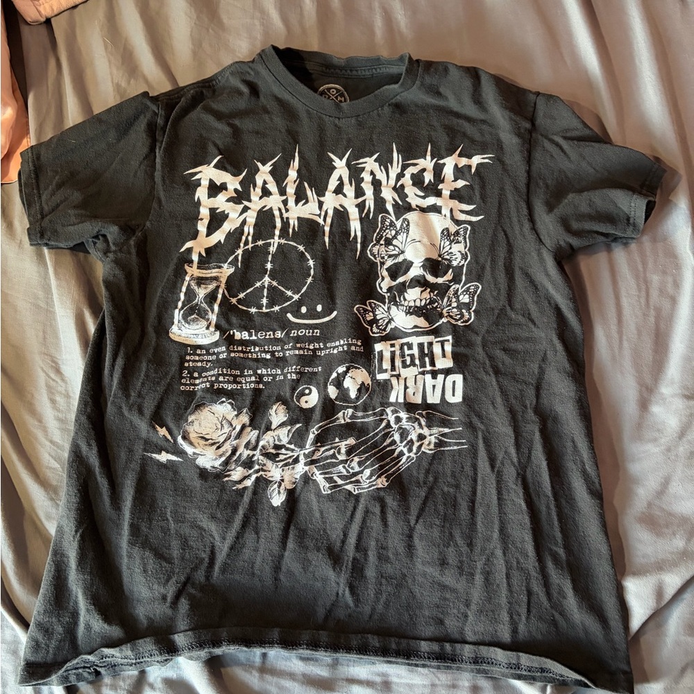 Balance Graphic Short Sleeve Tee - Black